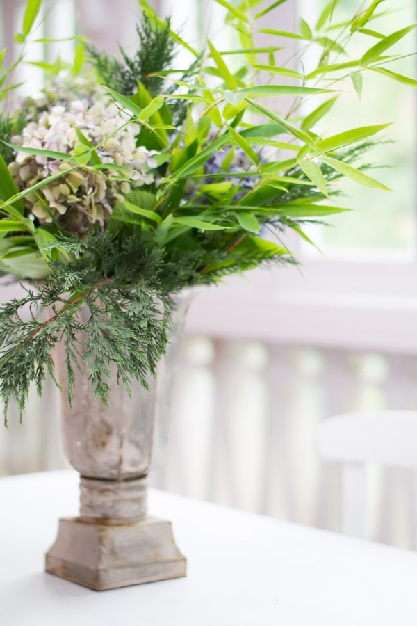  Centro de flores diy