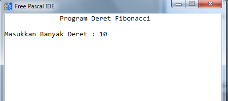 Program Fibonacci Menggunakan Metode Rekursif pada Pascal - MadiSite