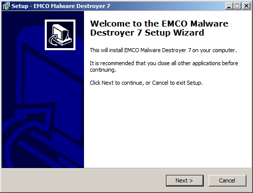 تحميل وتثبيت وشرح برنامج emco malware destroyer 7