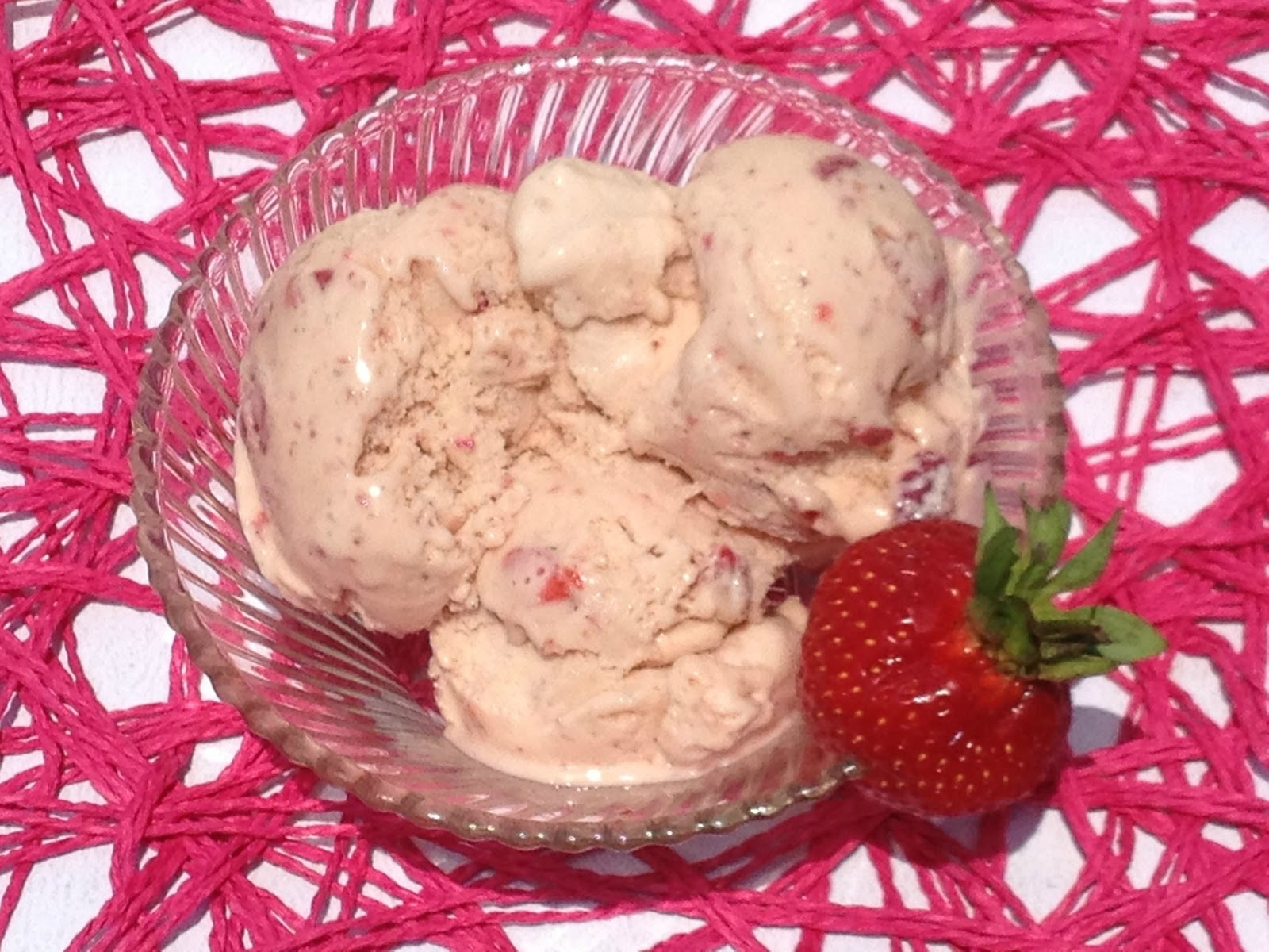 Homemade Strawberry Ice Cream Crazy for Cookies and More