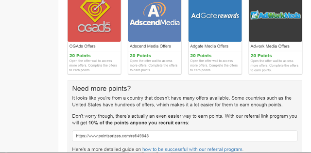Pointsprizes coupon code list