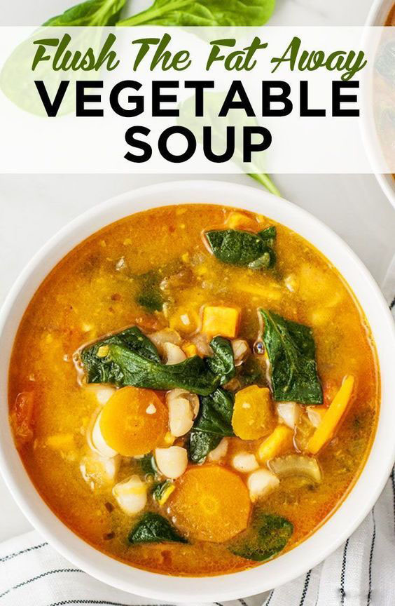 Flush The Fat Away Vegetable Soup | ALL RECIPES