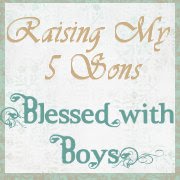 Raising my 5 sons Blessed with boys