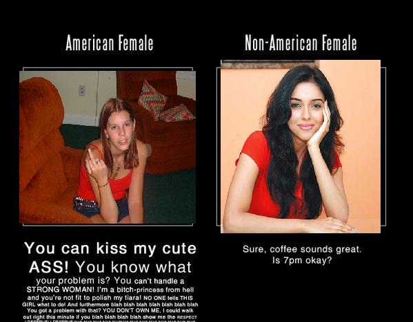 Foreign Women American Woman As 5