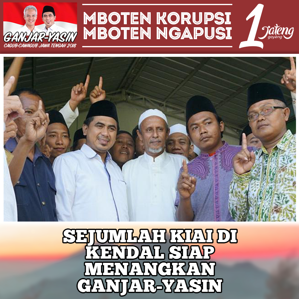 Kiai Kendal Siap Menangkan Ganjar-Yasin