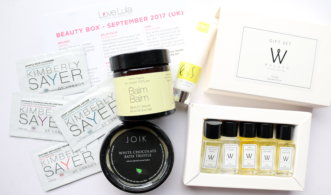LoveLula Beauty Box - September 2017 review