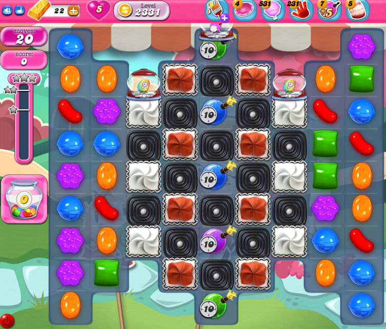 Candy Crush Saga level 2331 Candy Crush Saga level 2331
