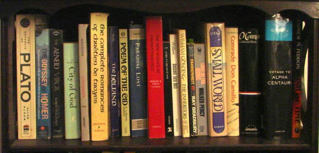 Some of the books I want to discuss on this blog.