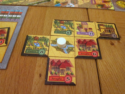 Alhambra - Crispin's Alhambra midway through the game