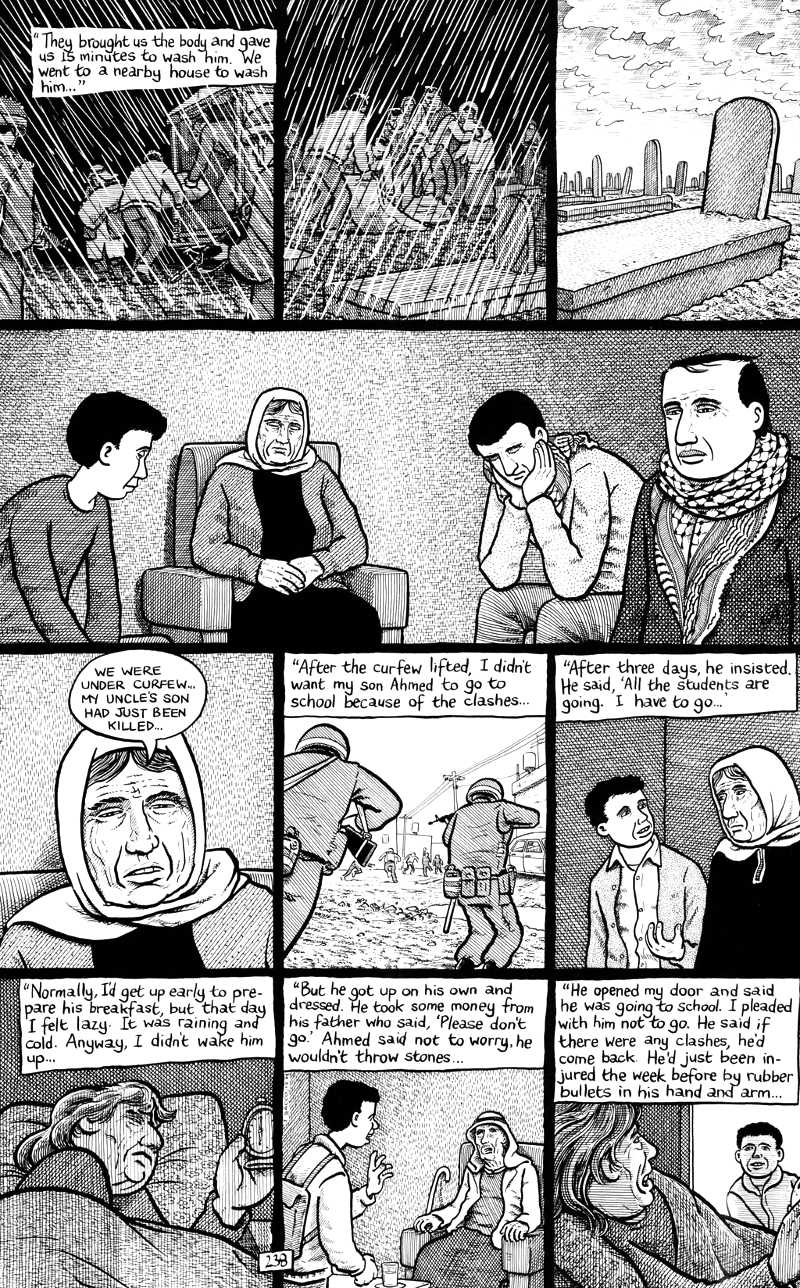 Page 238 Chapter 8 of Joe Sacco Palestine Online