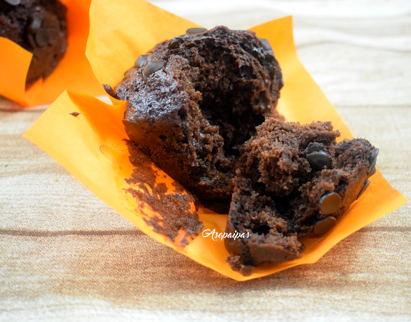 Muffins de Chocolate Tipo Starbucks. Vídeo Receta Asopaipas. Recetas