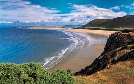 Welsh beach