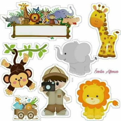 Safarí Bebés: Toppers para Tartas, Tortas, Pasteles, Bizcochos o Cakes para Imprimir Gratis. Safarí Bebés: Toppers para Tartas, Tortas, Pasteles, Bizcochos o Cakes para Imprimir Gratis.