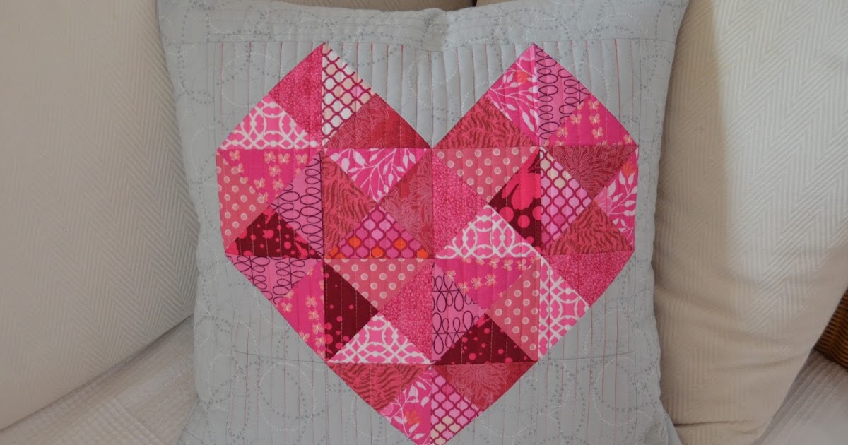 Hohenbrunner Quilterin: Herzkissen