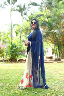 Old Golden Actress Rekha in Blue Saree at Rajavamsam Movie Audio Launch Old Golden Actress Rekha in Blue Saree at Rajavamsam Movie Audio Launch