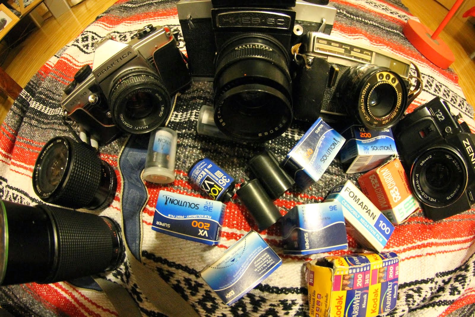 Part of my analog photo cameras