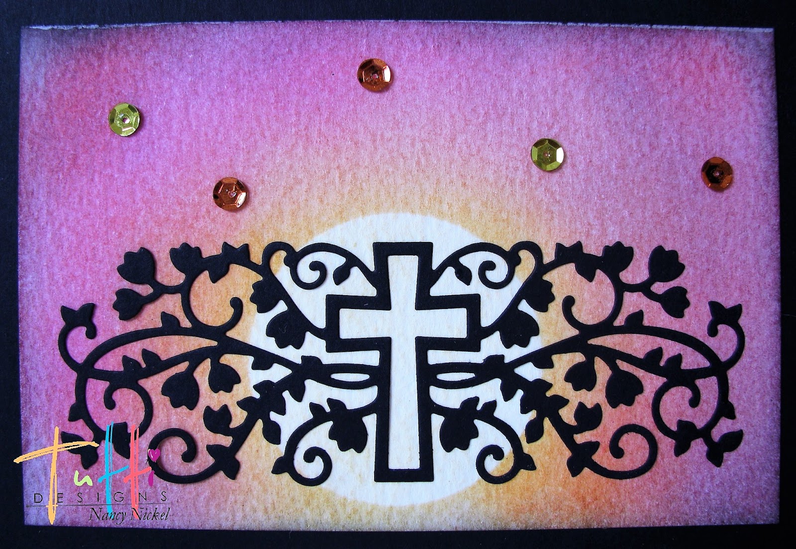 Tutti Designs Easter Blessings with the Cross In The Vine