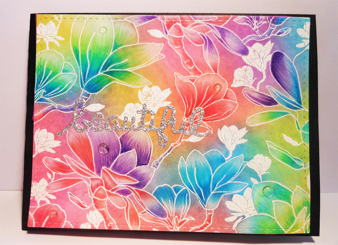 Colour and Sparkle Beautiful Rainbow Garden