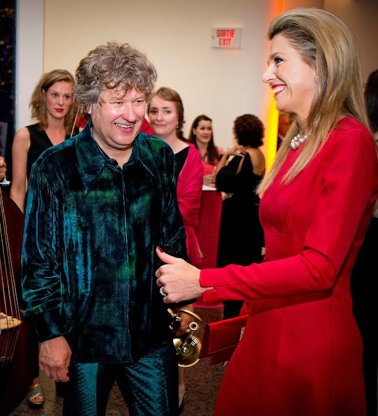 King Willem-Alexander and Queen Maxima of The Netherlands offered an concert performed by Holland Baroque Society to Governor General Johnston at the Museum of History 