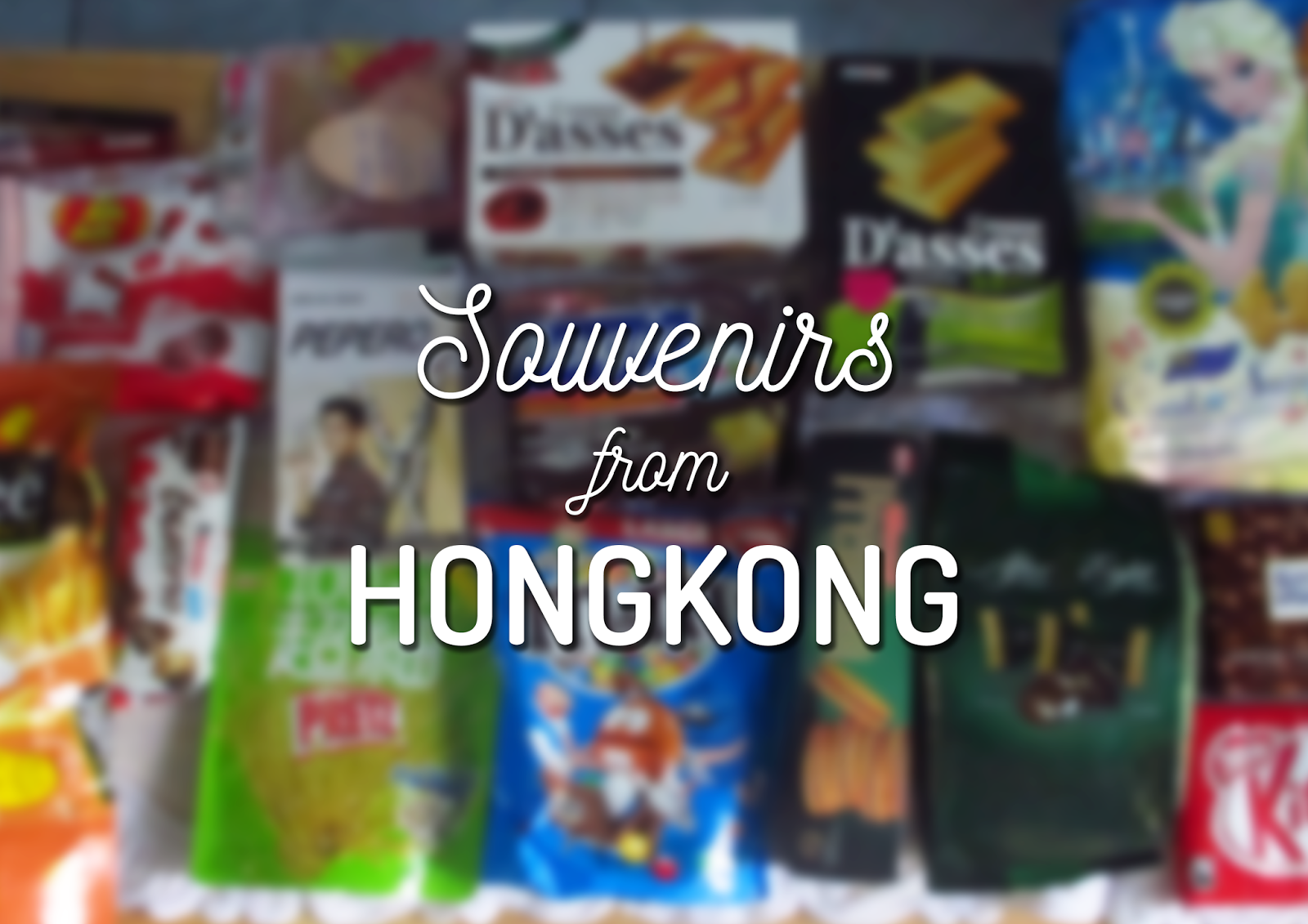 Souvenirs from HongKong 2016 Christine Natalia