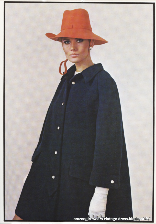 1967 tent coat Christian Dior 60s 1960 