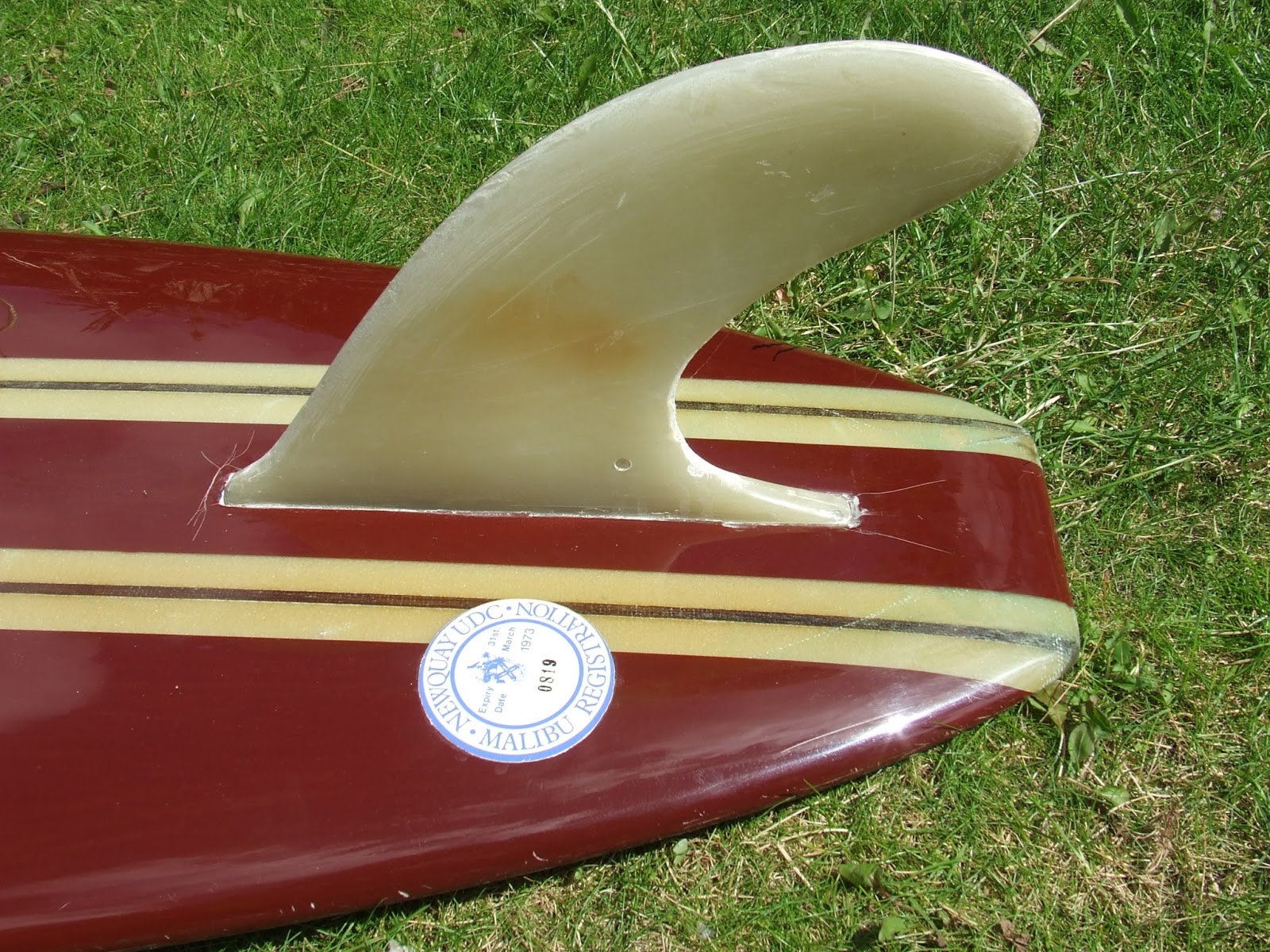 vintage surfboard collector UK Wallace longboard restoration