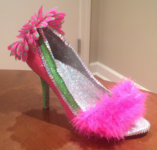 Confessions of a glitter addict: Red and Teal Heel and Pink, Green and ...