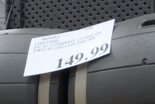 Lifetime Dual Compost Tumbler Model No 60130u Costco Weekender Deal For The Lifetime Dual Compost Tumbler At Costco