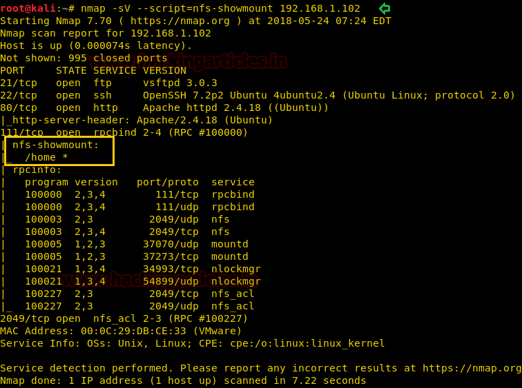 Permissions in NFS web projects