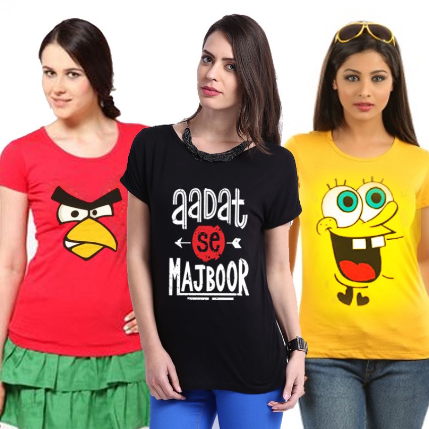 Online Shopping In Pakistan Pack of 3 Printed