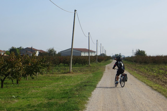 itinerario in bici terre del custoza