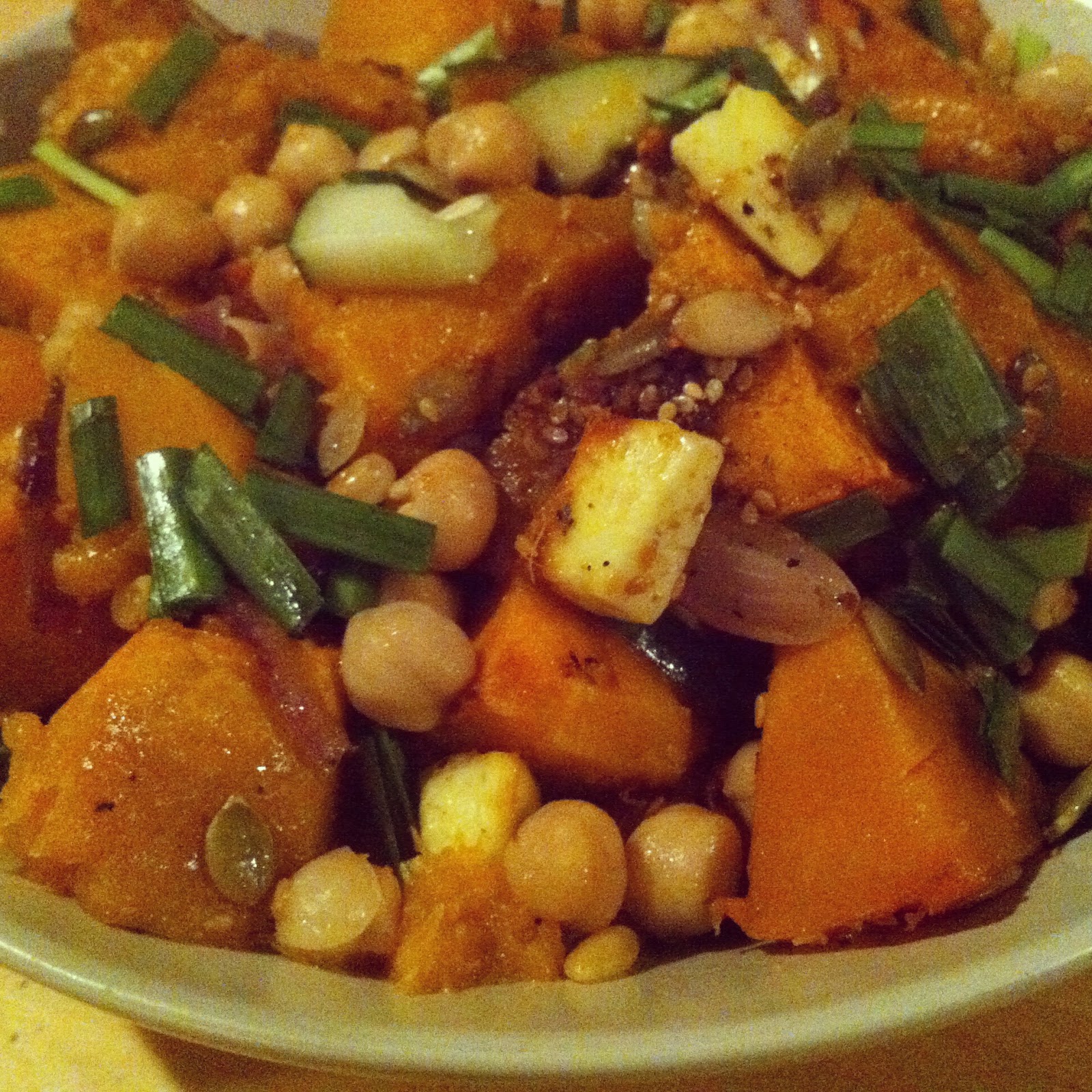 SOULFUL HEALTHY LIVING ROASTED PUMPKIN WITH SPICES, SEEDS & NUTS