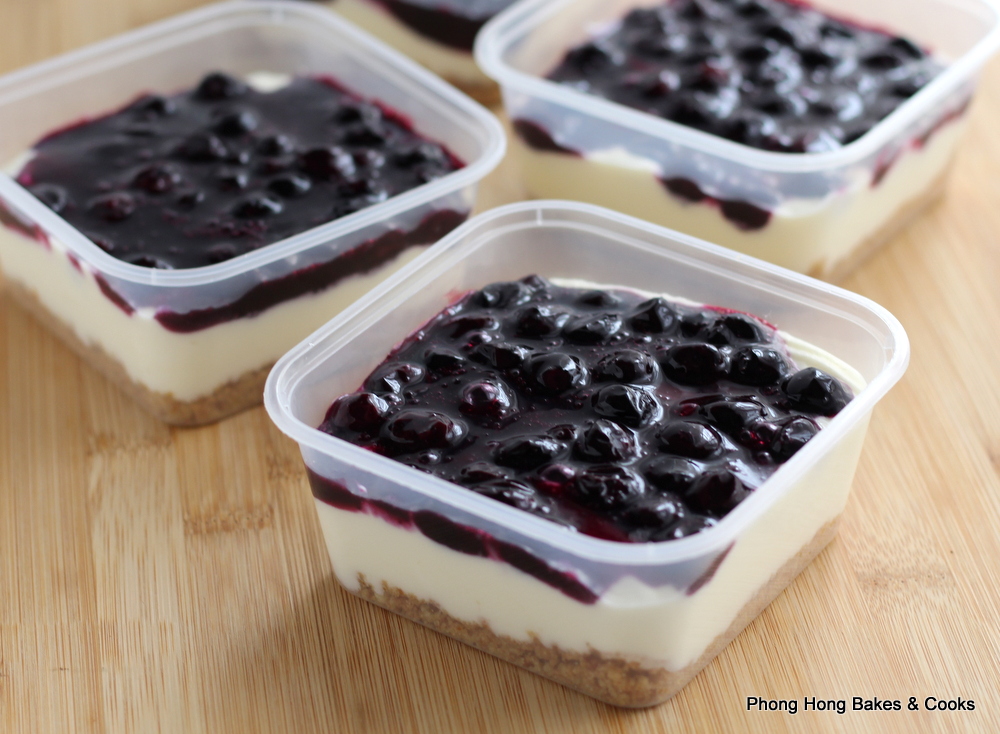 PH the Malaysian Carnivore Mini Blueberry Cheesecake in Tubs