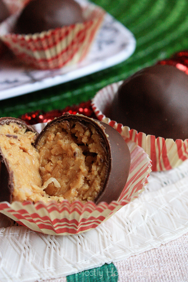 Chocolate Peanut Butter Bon Bons Mostly Homemade Mom