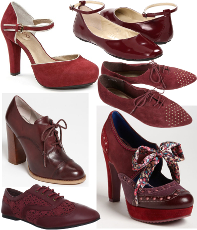 Oxblood Shoes and Bags