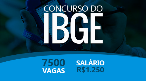 IBGE 2016 Abre Concurso para 7500 Vagas IBGE 2016 Abre Concurso para 7500 Vagas