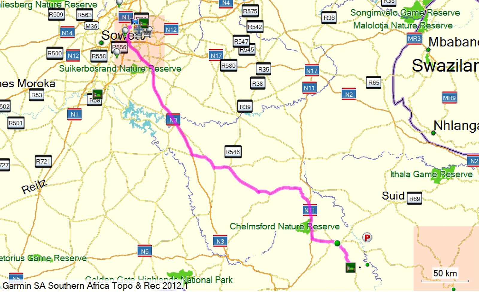 Sun City South Africa Map | Africa Map