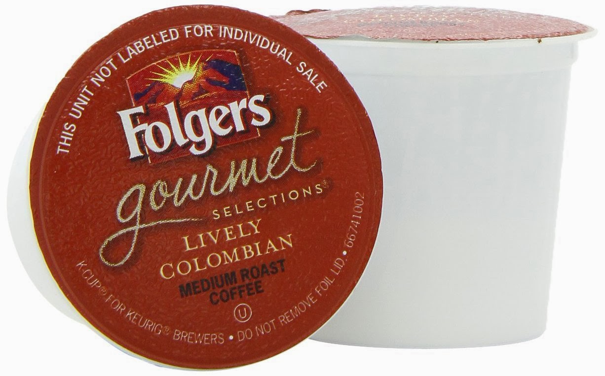 folgers k cups Folgers Lively Colombian Coffee, 80Count KCups