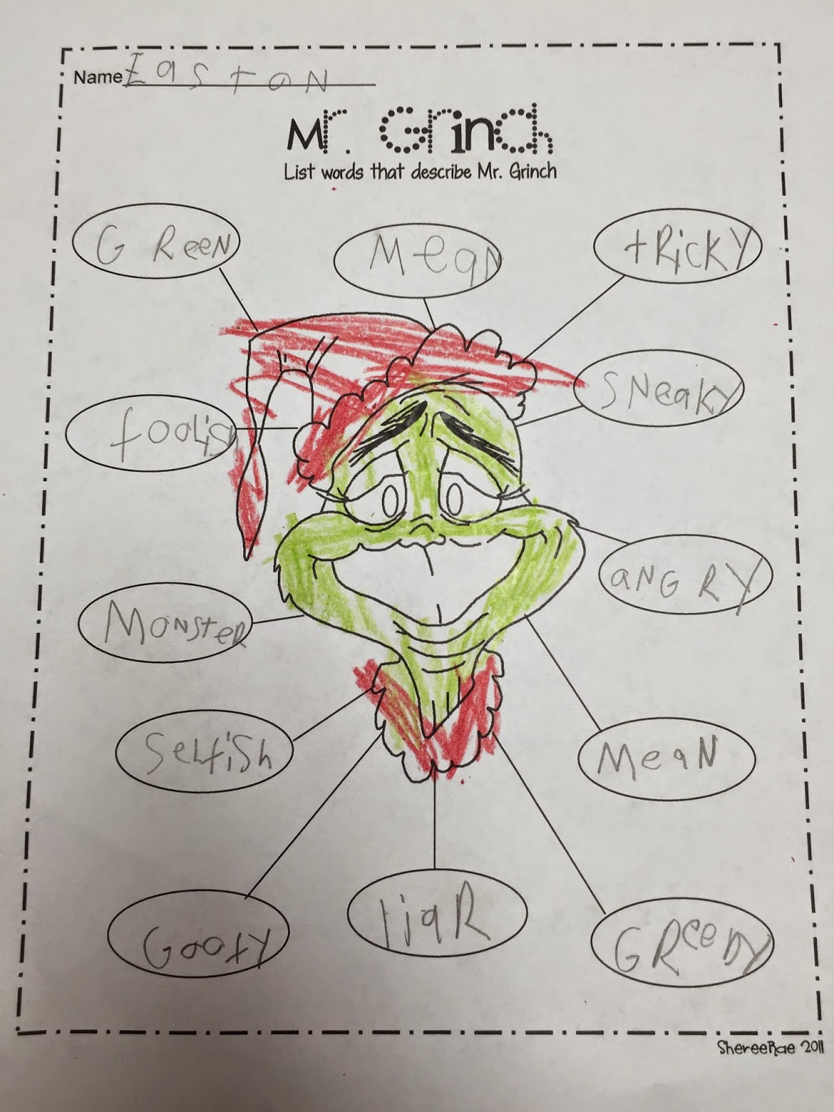The 1st Grade Parade! You're a Mean One, Mr. Grinch!