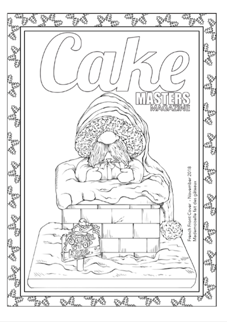 Libro para colorear del Cake Masters Magazine