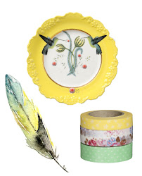 dummies collages tutorial editor using collage dessert ohthelovelythings watercolor painting oh lovely hummingbird anthropologie plate features natural