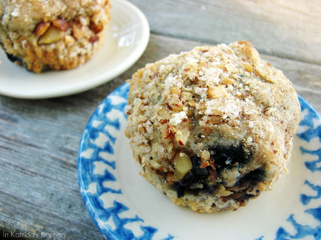 Blueberry Energy Muffins from @KatrinasKitchen