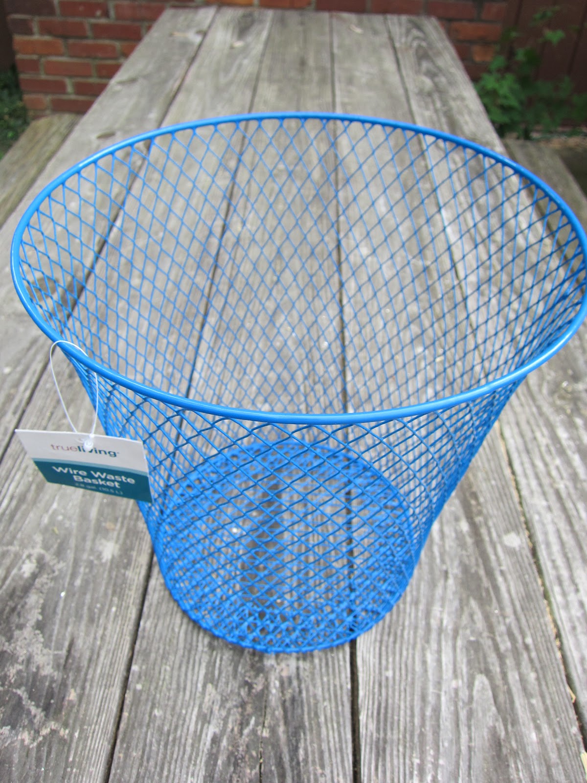 Frugal Ain't Cheap Wire waste basket