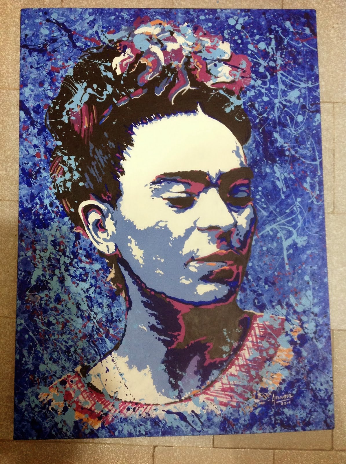 RETRATO FRIDA KAHLO COLECCION PARTICULAR