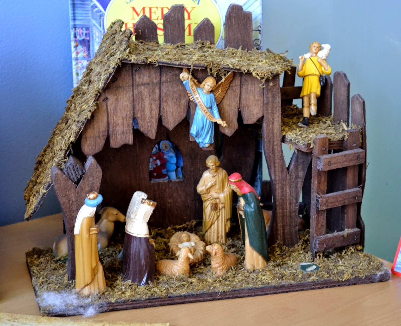 Winter Photographic Scavenger Hunt Nativity Scene