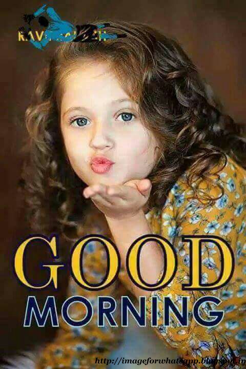 Image for Whatsapp - Image for WhatsApp: Good Morning with Lovely Kiss