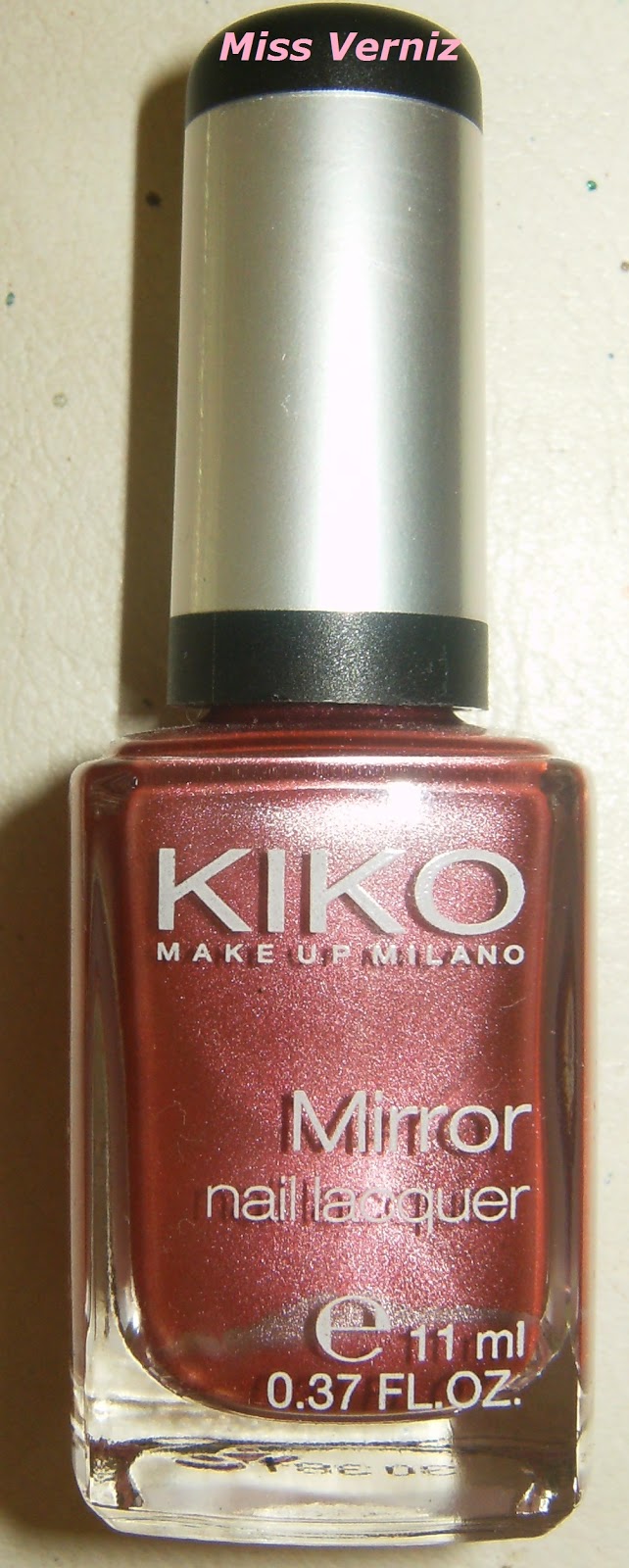 Ana_missverniz Kiko Mirror Nail Lacquer Numero 619 Red Peony...!!!!