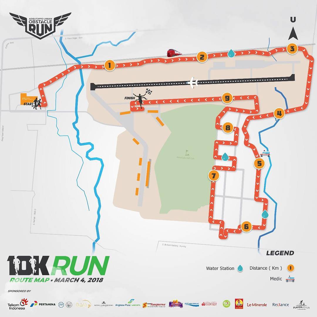10K 🔍 Adisutjipto Urban Obstacle Run • 2018 • 2021 10K 👟 Adisutjipto Urban Obstacle Run • 2018 • 2021