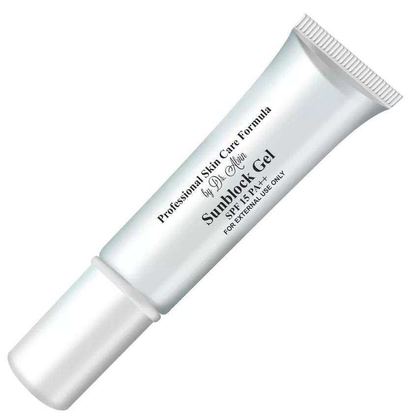 Professional Skin Care Formula by Dr. Alvin Sunblock Gel SPF 15 PA