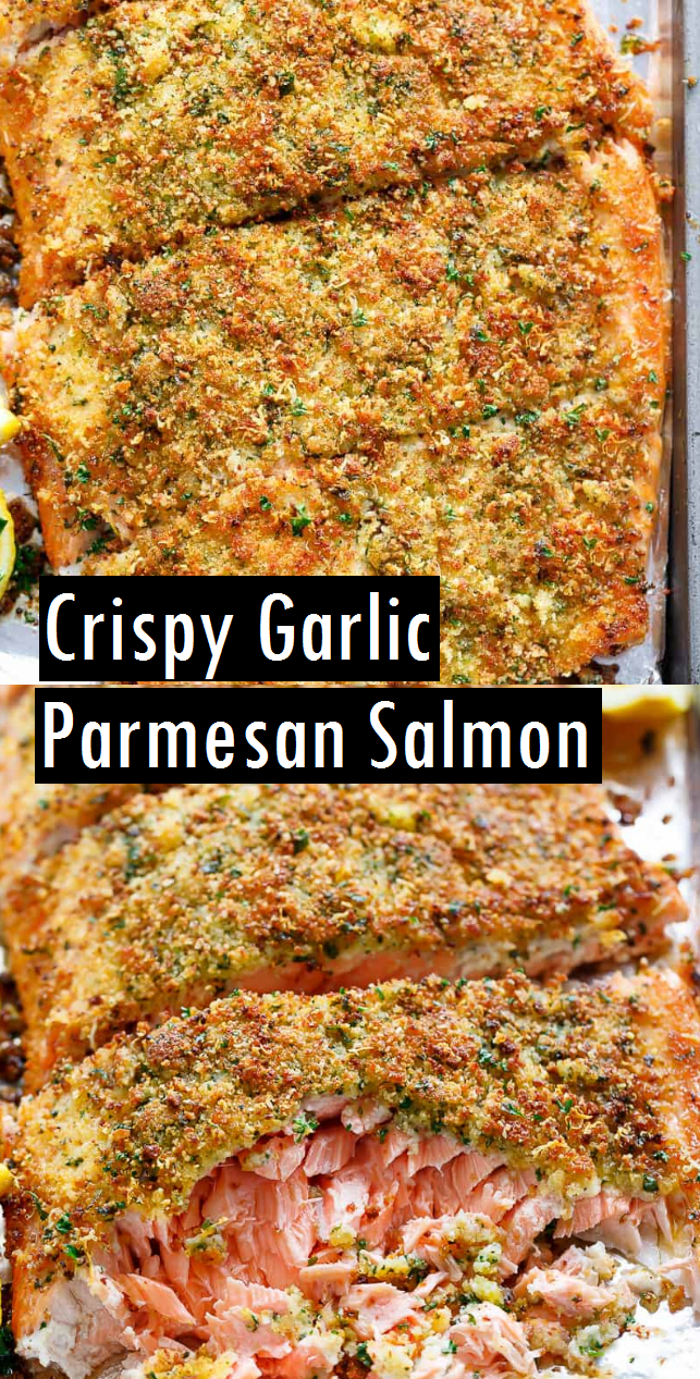 Crispy Garlic Parmesan Salmon - Dessert & Cake Recipes